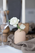 Ceramic Bud Vases: Black