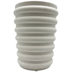 Modern Ceramic Vase in Beige: Large