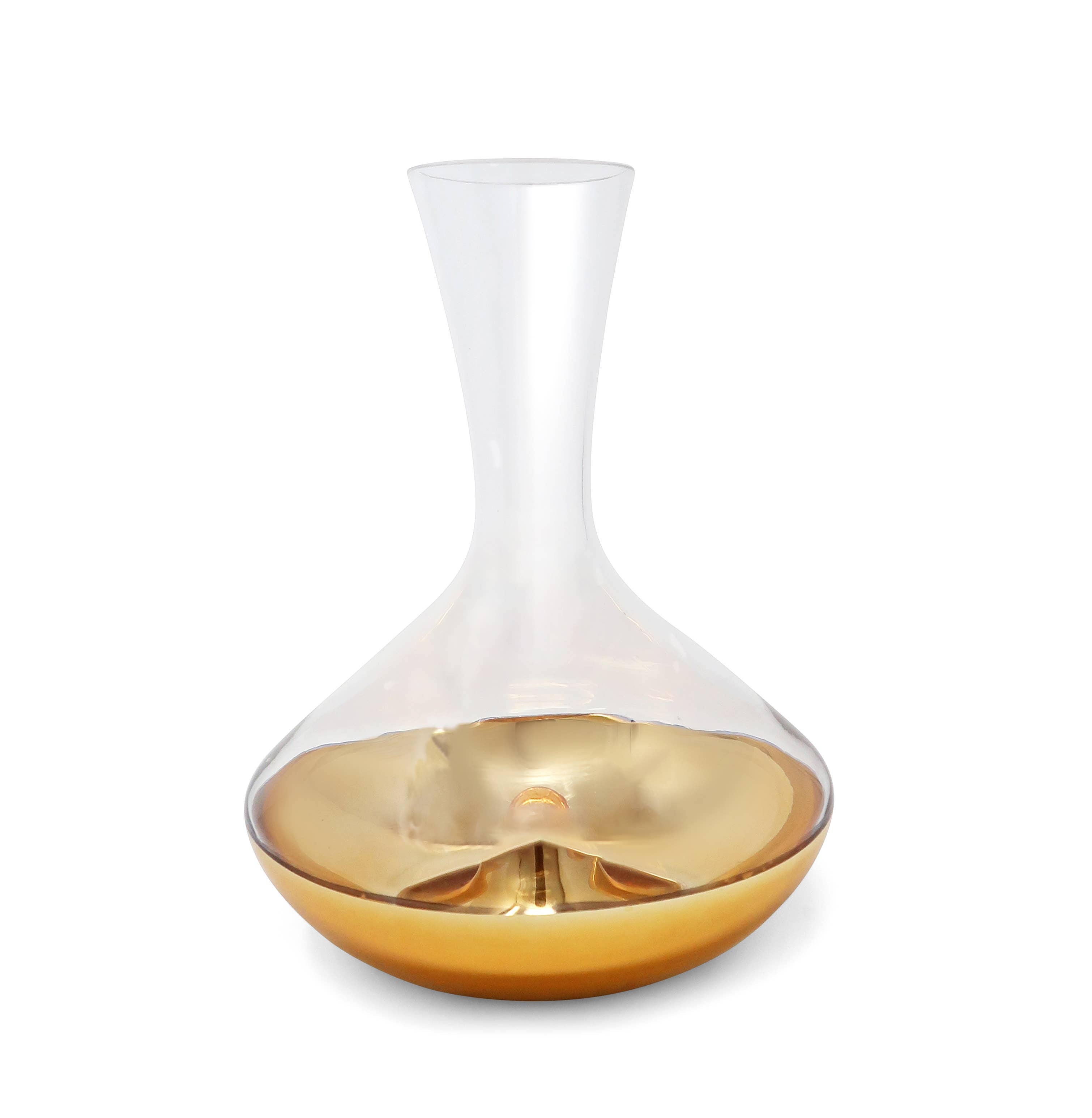 Decanter with Gold Dipped Bottom