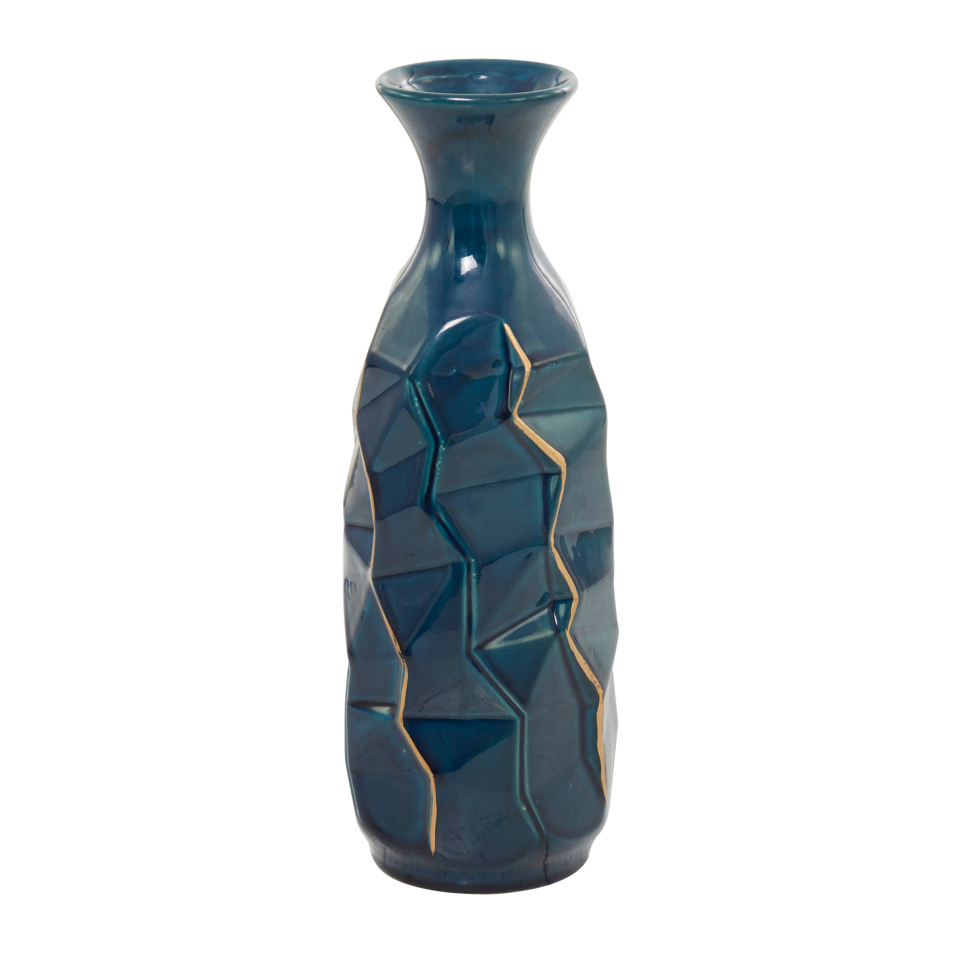 Modern Teal Ceramic Vase