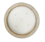 Paulownia Wood Footed Candle