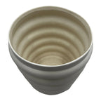 Modern Ceramic Vase in Beige: Large
