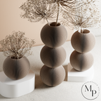 BUBBLE Vase | PREMIUM | 8 Colors | For Dried & Fresh Flowers: Marble / Single / With Insert