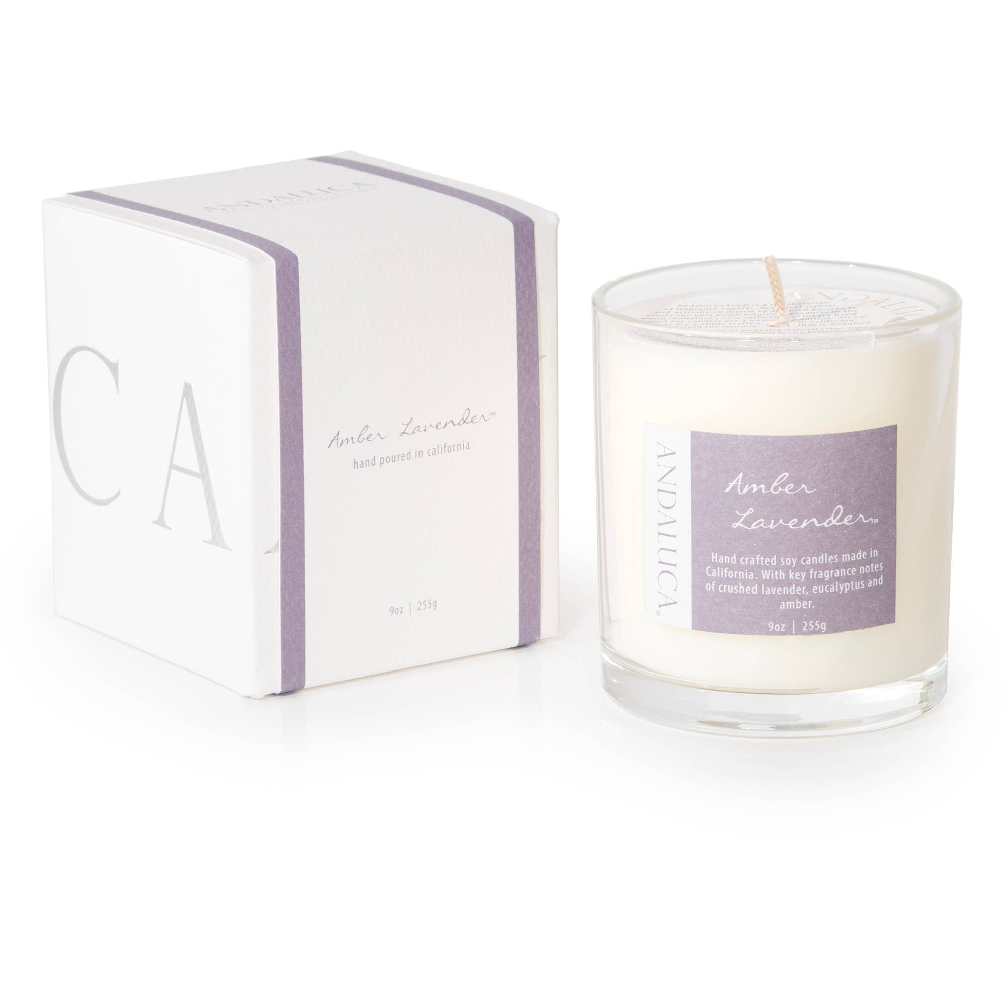 Amber Lavender 9 oz Candle