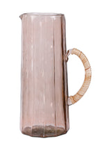 Hammered water pitcher, Pink -6.25 x 9.5 Inches