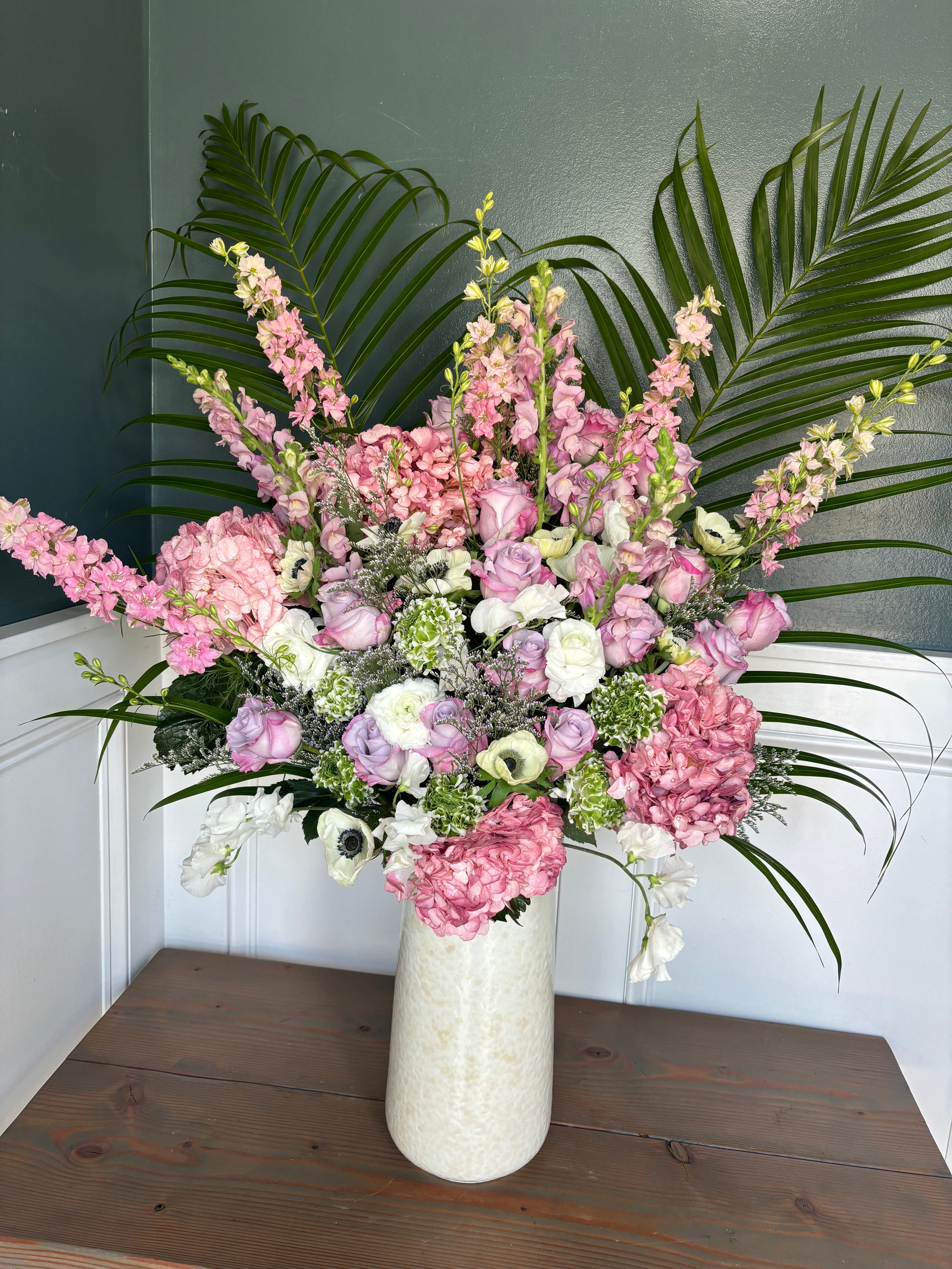 Over The Top Vase Arrangement