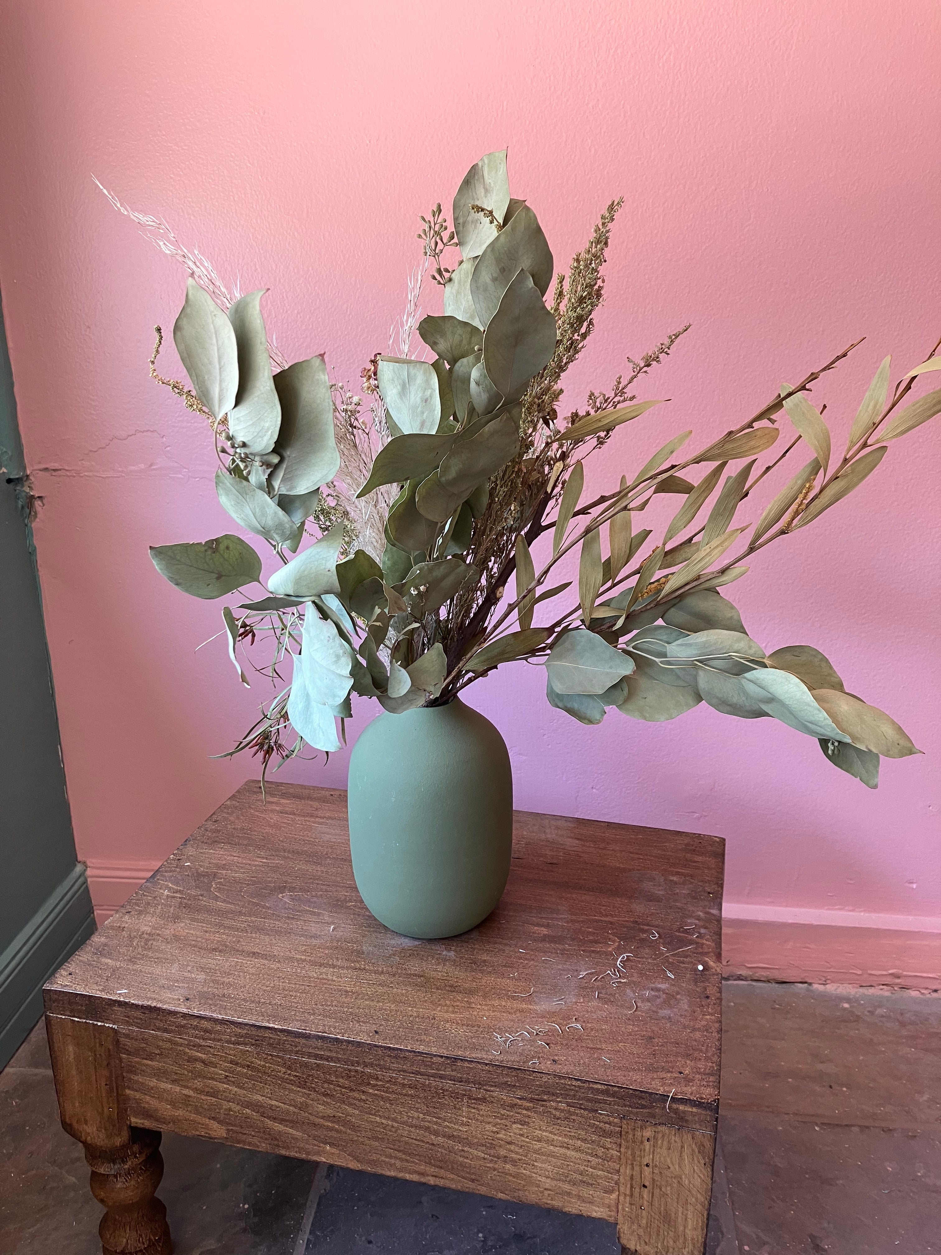 Dried Flowers in Vase