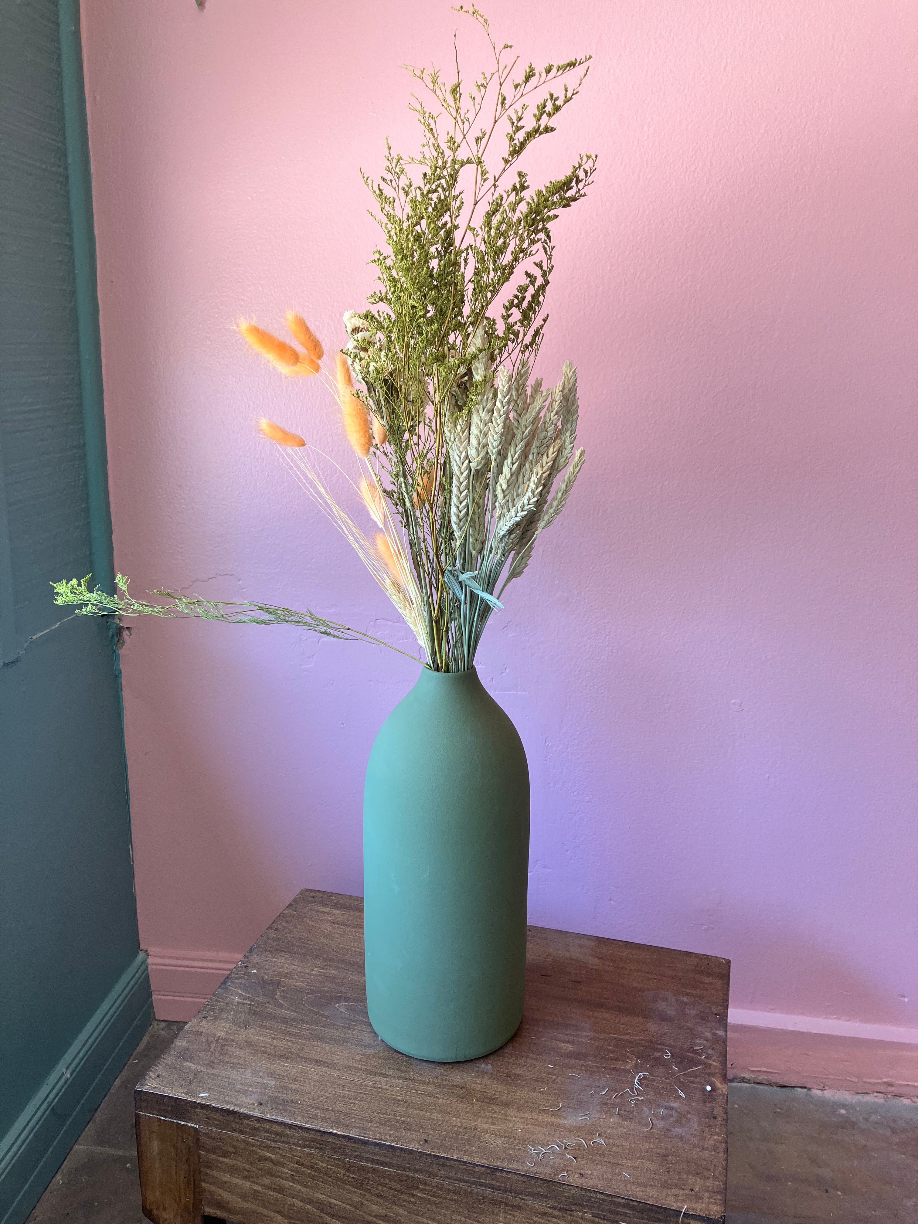 Dried Flowers in Vase