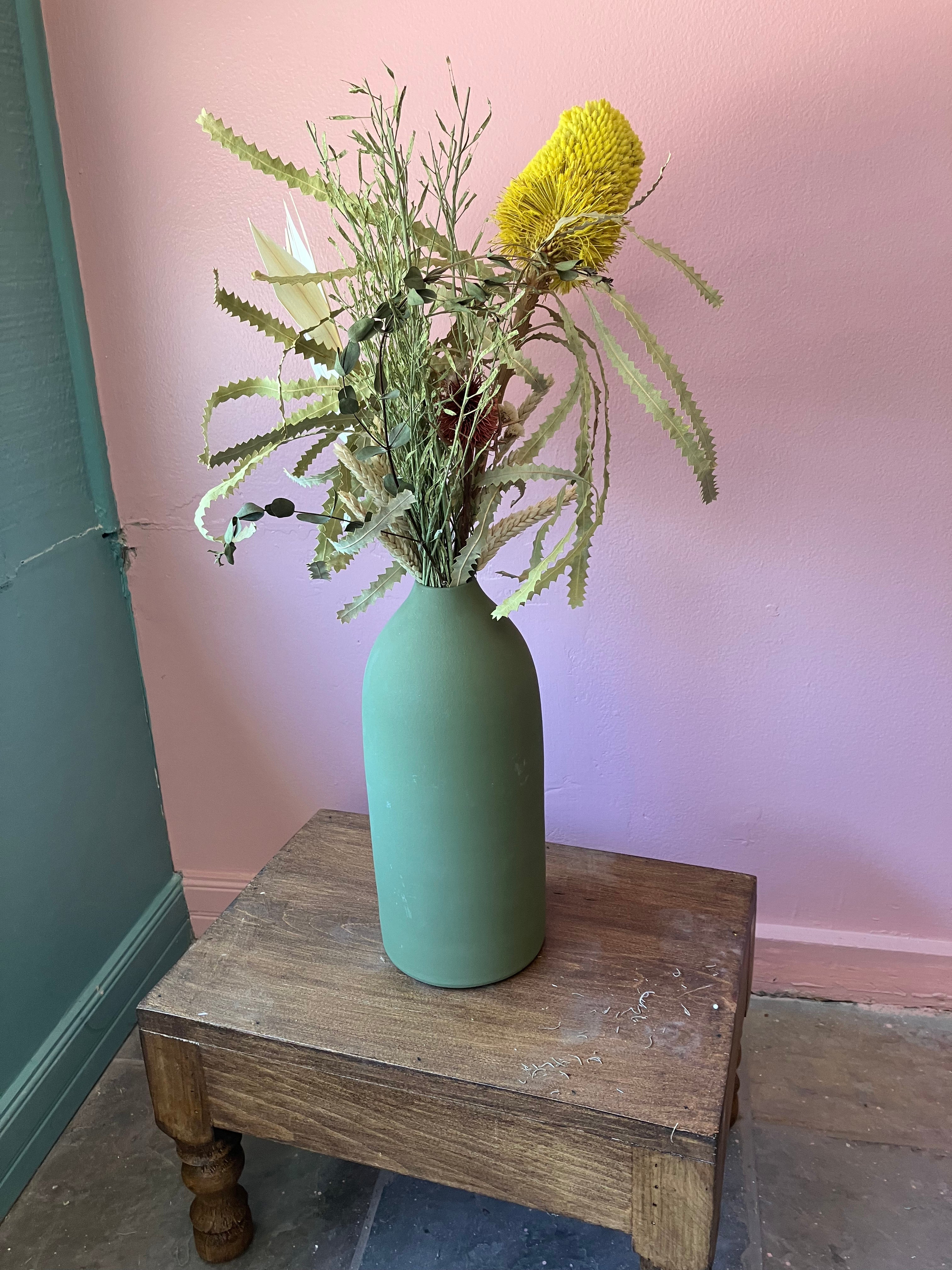 Dried Flowers in Vase