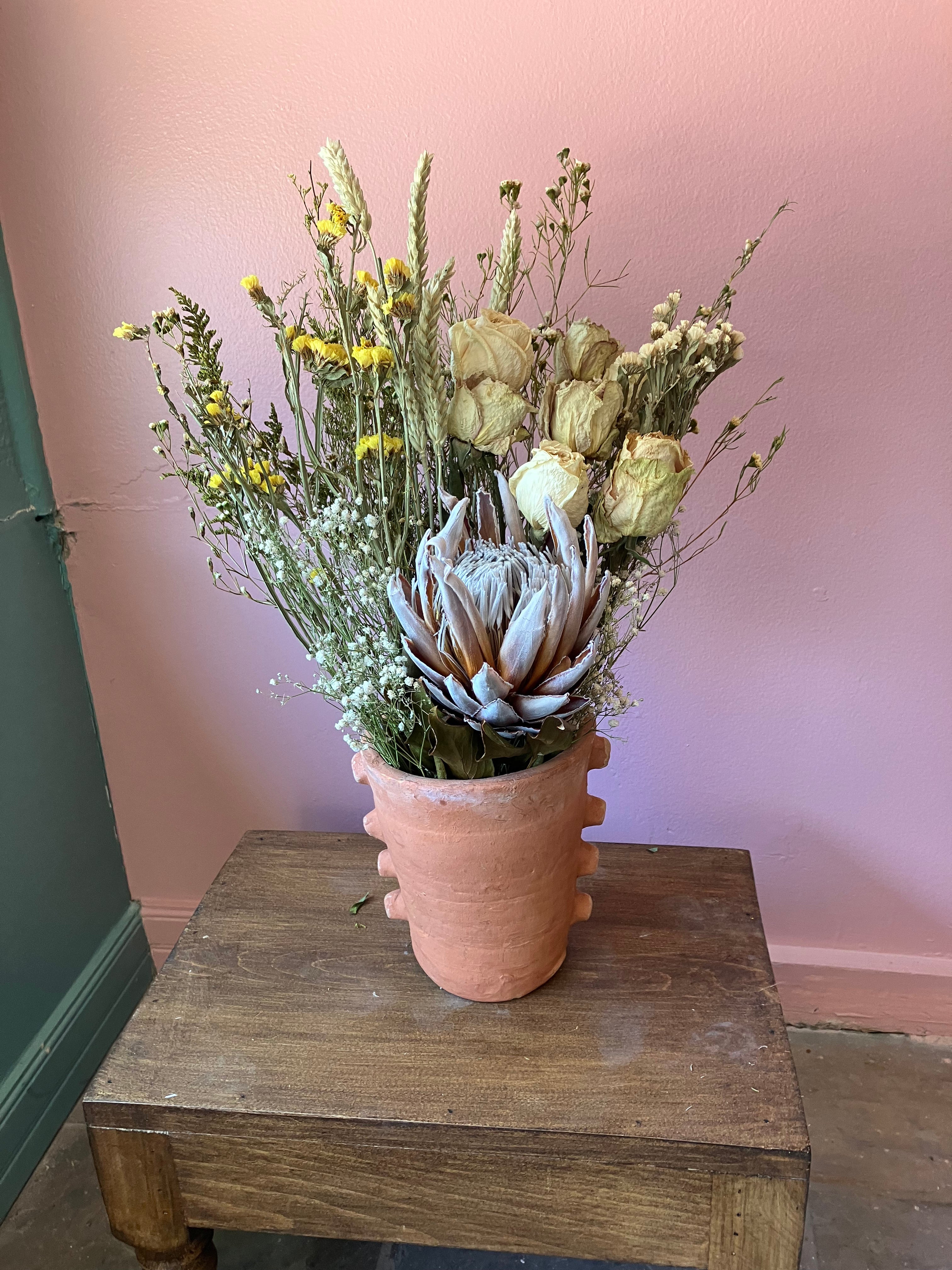 Dried Flowers in Vase