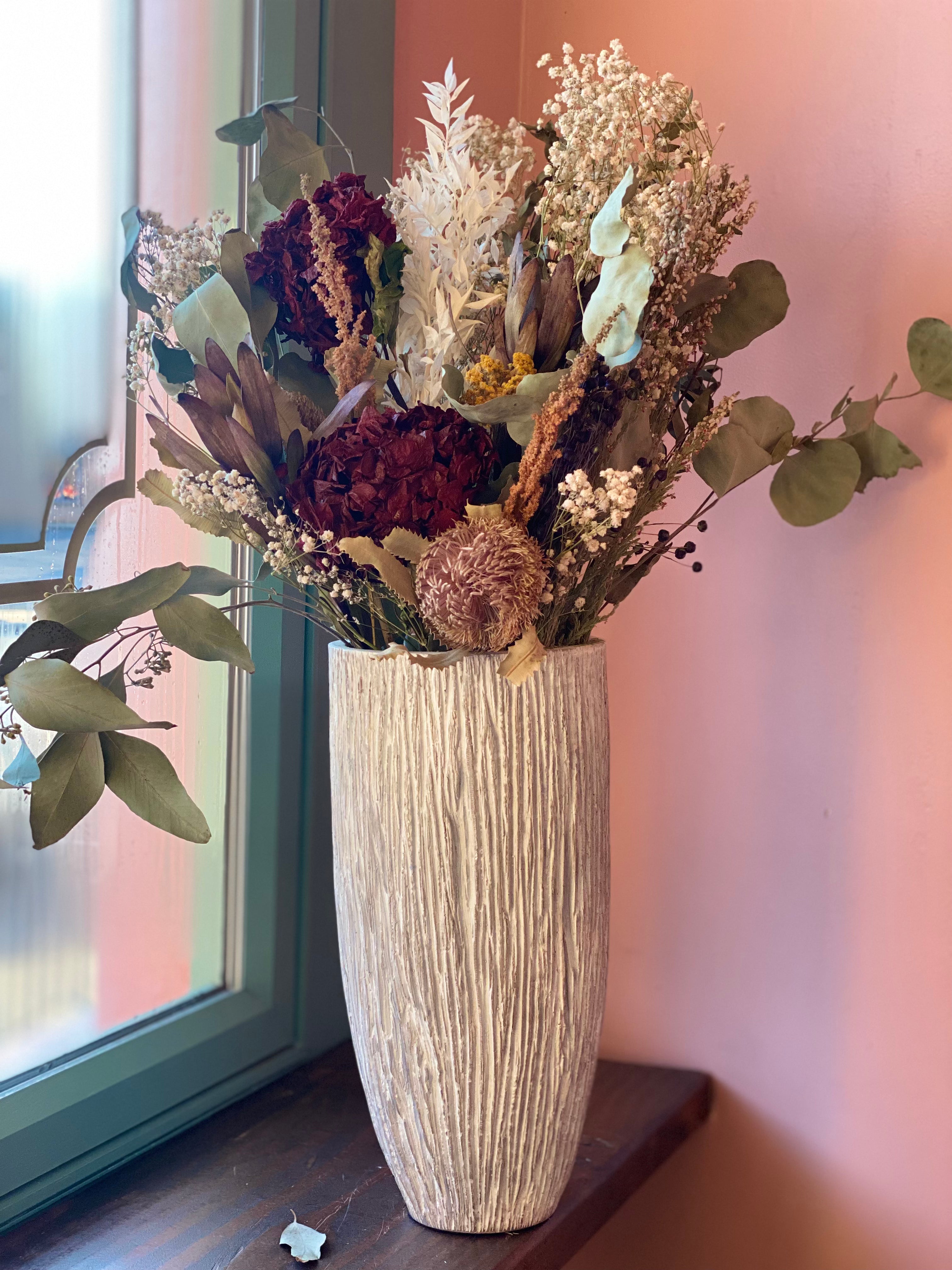 Dried Flowers in Vase