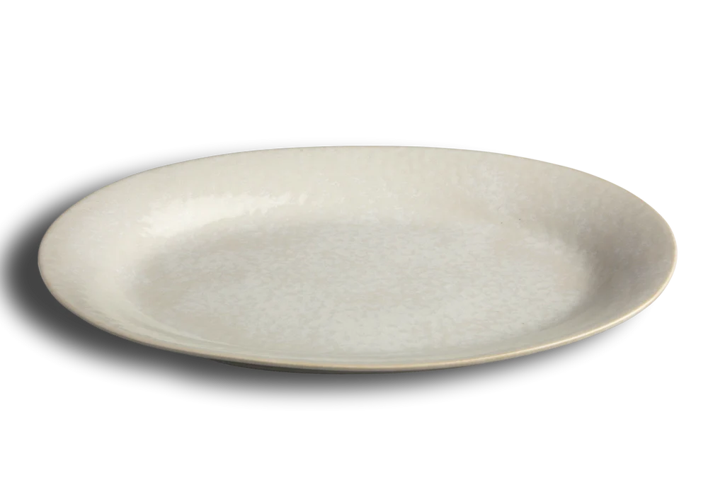 Cozina White Oval Tray