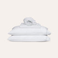 Serene Sheet Set by Rest & Reset in organic cotton, soft and breathable sheets designed for restful, everyday sleep