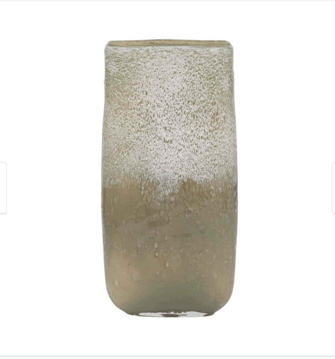 Mia 13” Large Green Glass Vase