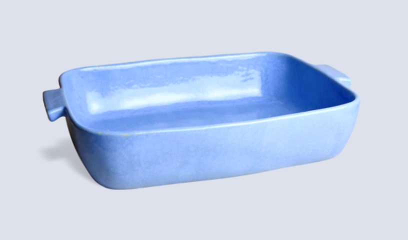 Blue Rectangular Baker