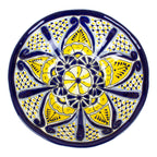 Novica Handmade Sunny Blooms Ceramic Salad Bowl