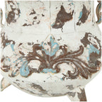 Vintage White Metal Vase