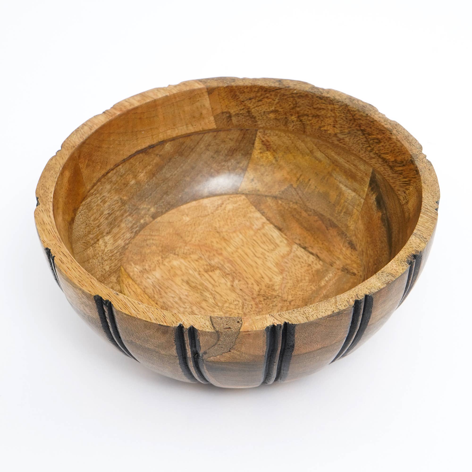 Toby Wooden Serving Bowl - 8"