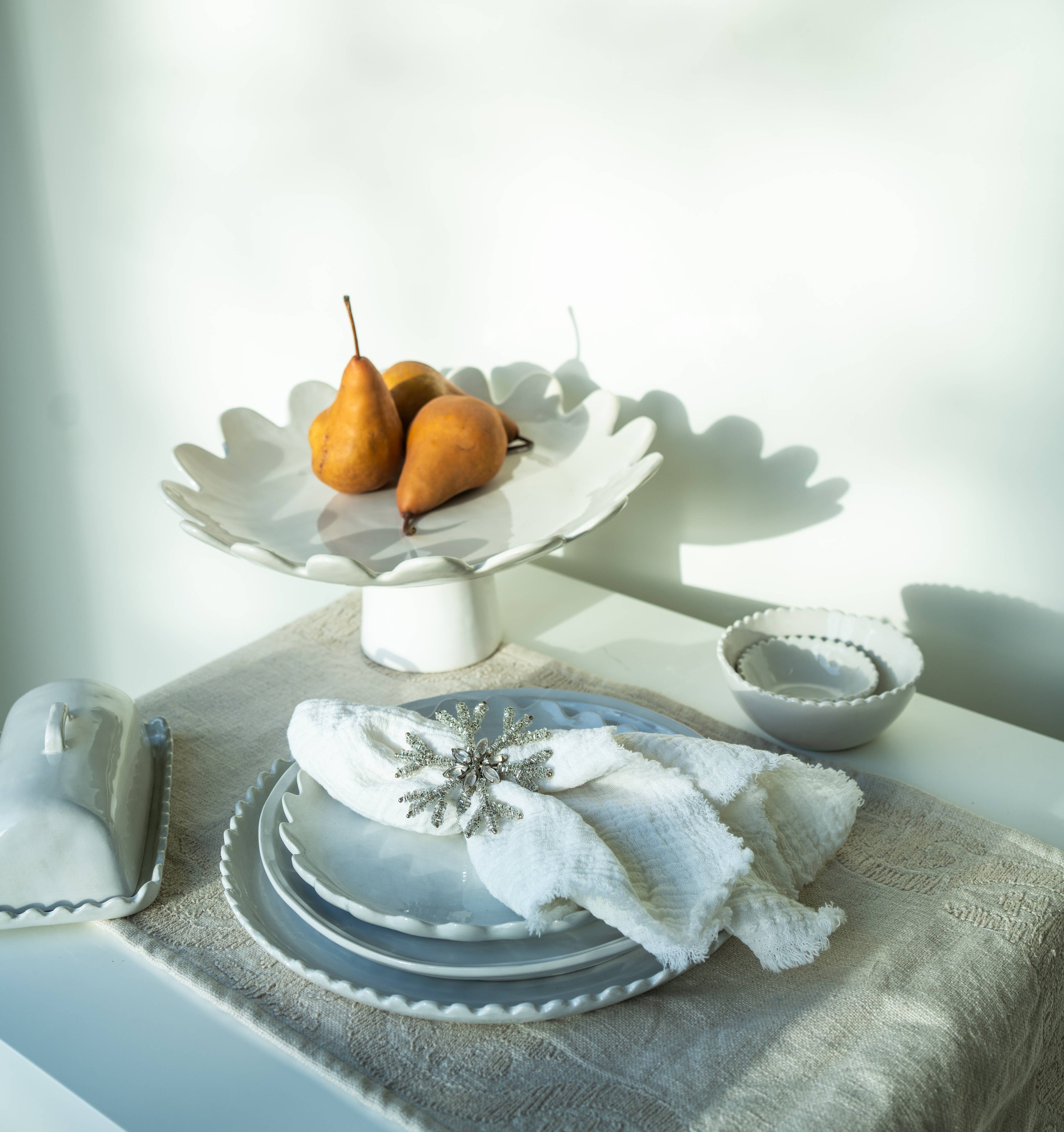 Scalloped Cake Stand