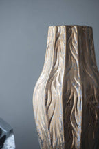 D7x13" Spitzer Short Metallic Glaze Ceramic Vase - Bronze