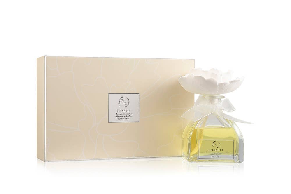 Sunshine Rose Ceramic Flower Diffuser Gift Set - Chantel