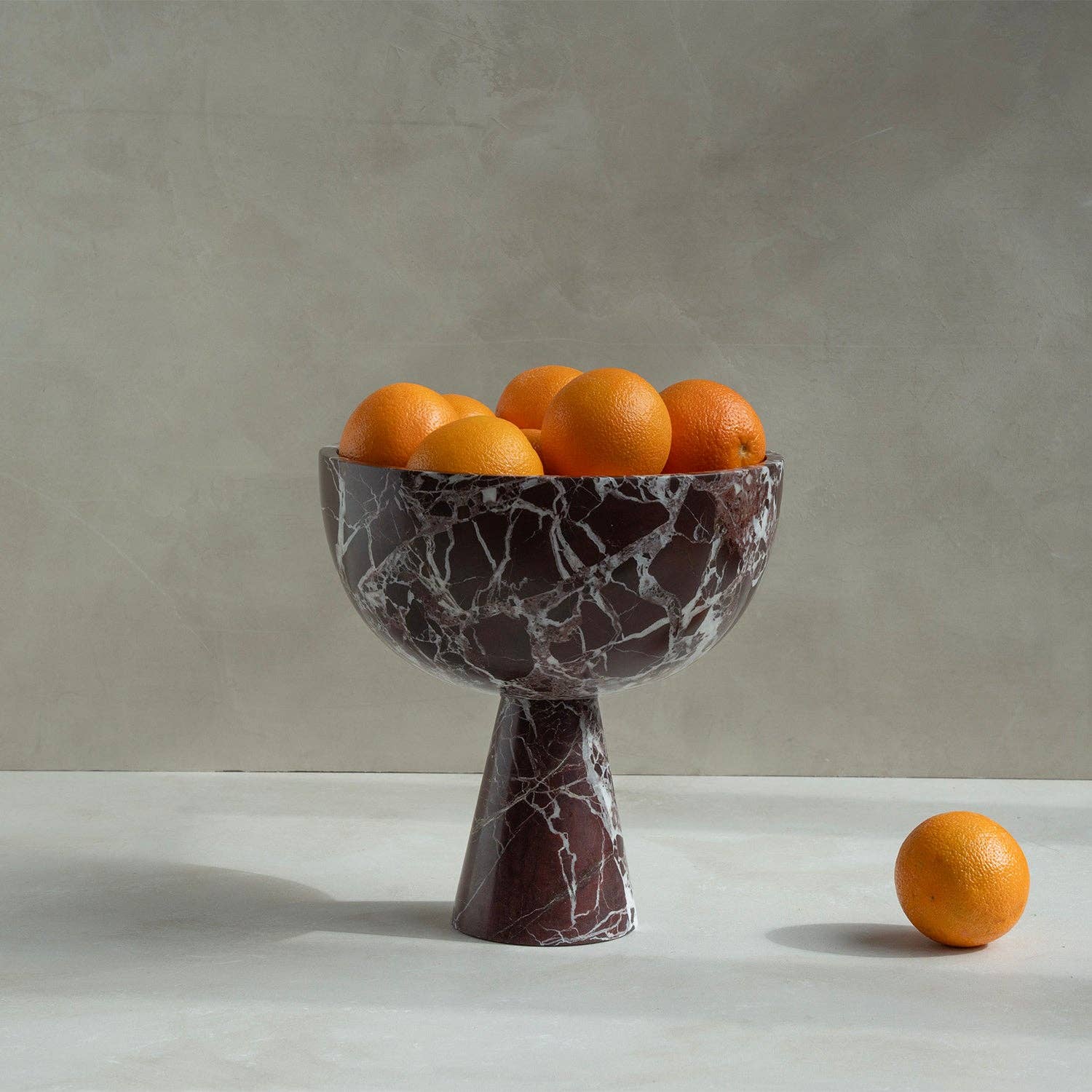 Marble Pedestal Bowl