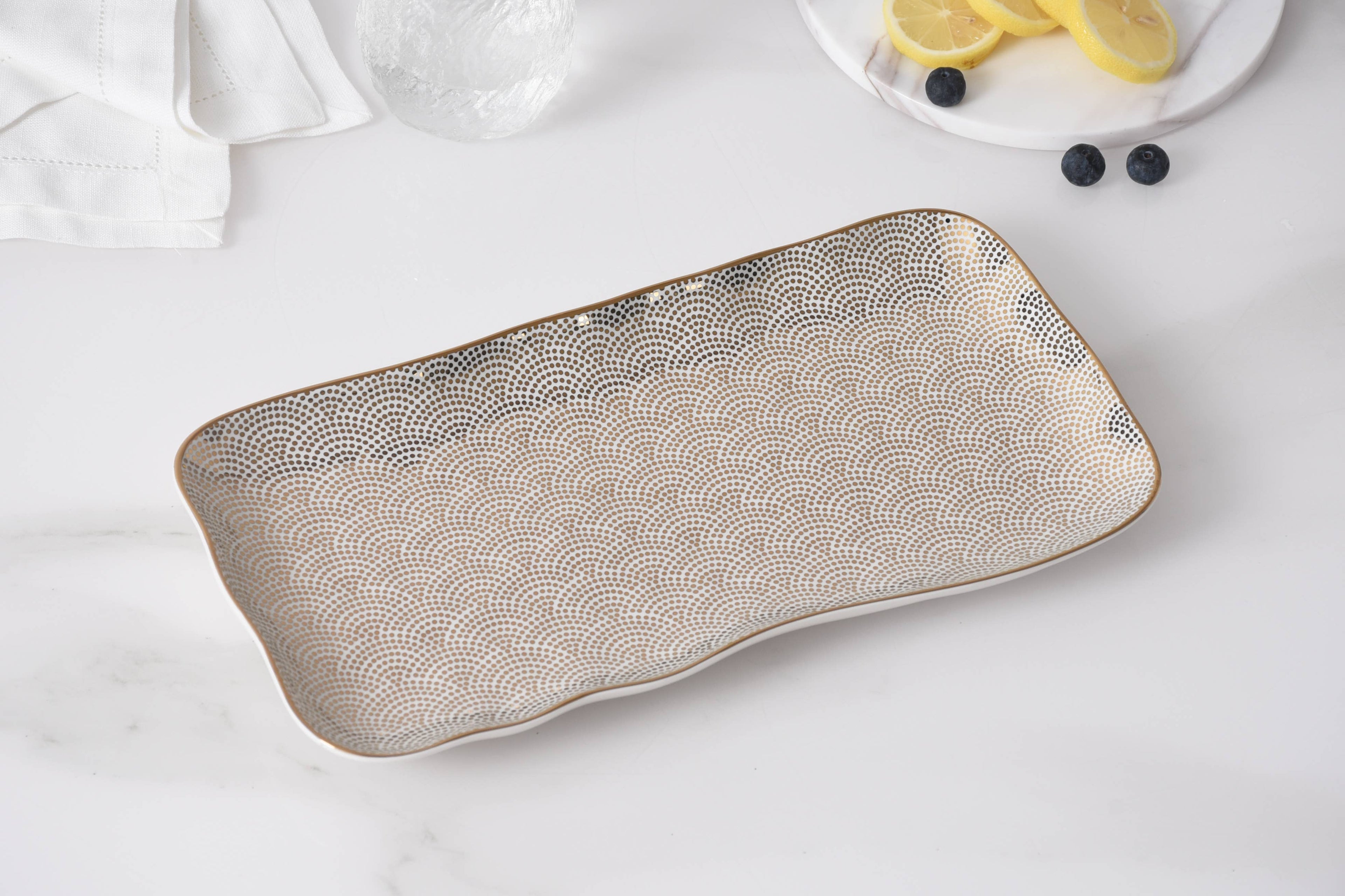 Rectangular Tray with Handles