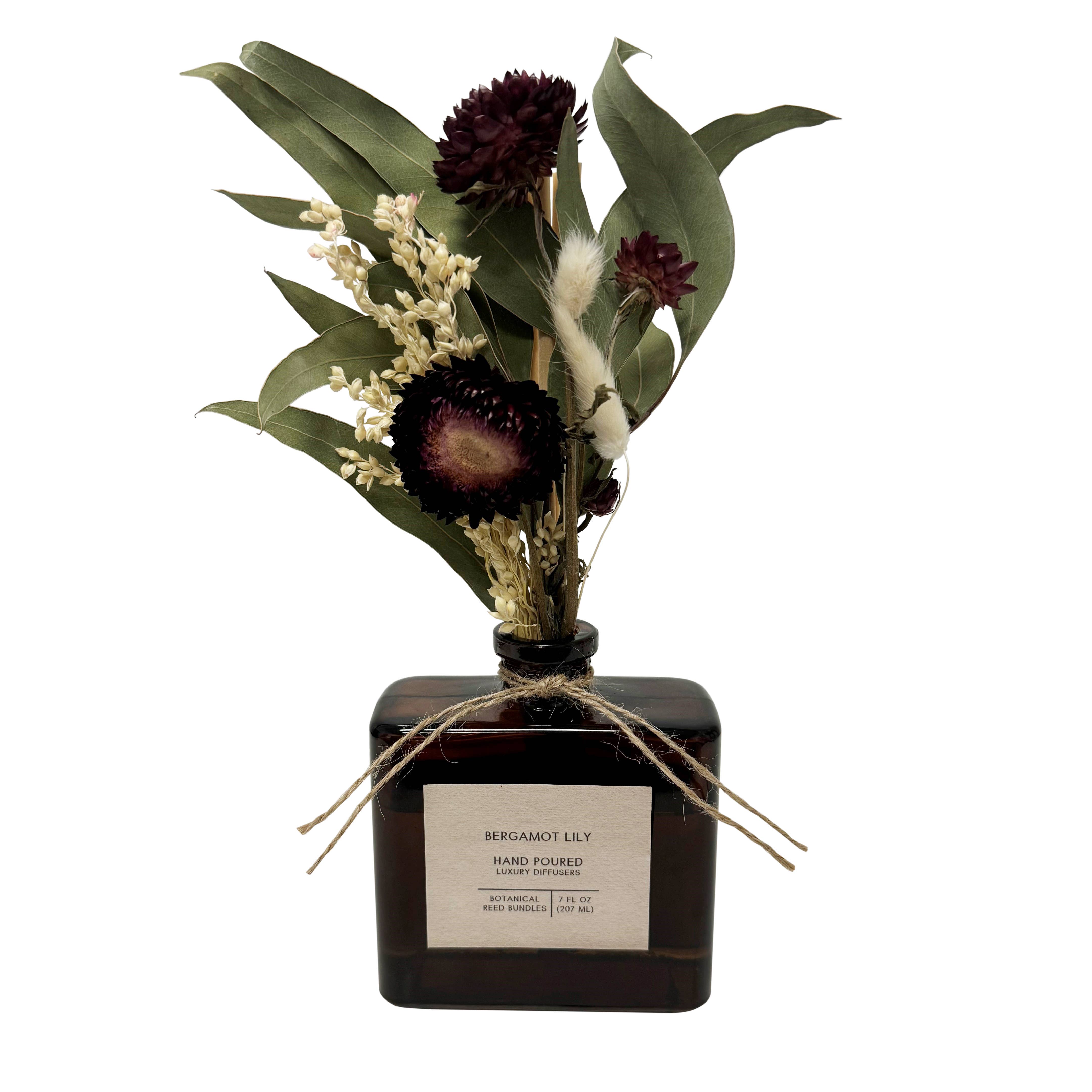 Bergamot Lily Bouquet Reed Bundle Fragrance Diffuser