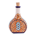 Novica Handmade Floral Spirits Ceramic Decanter