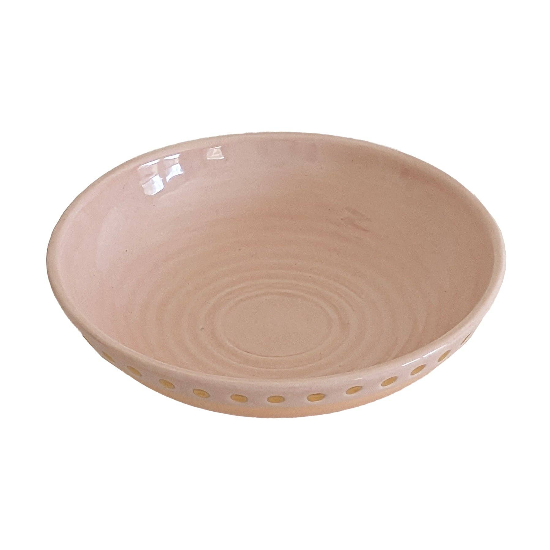 Goddess Bowl with 22K Gold Accent: Bowl / Sea Glass