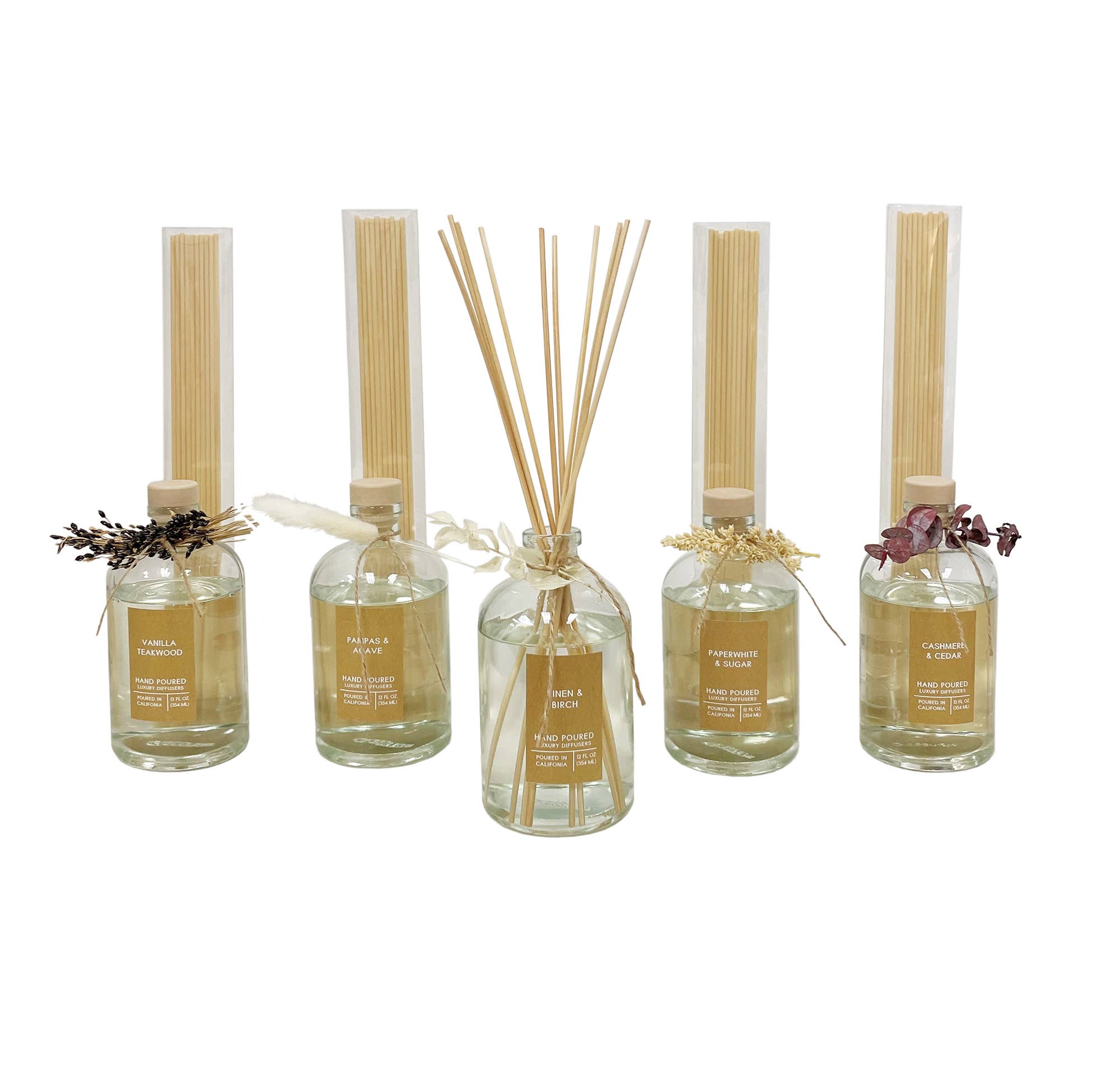 Pampas & Agave Botanical Tie Reed Diffuser