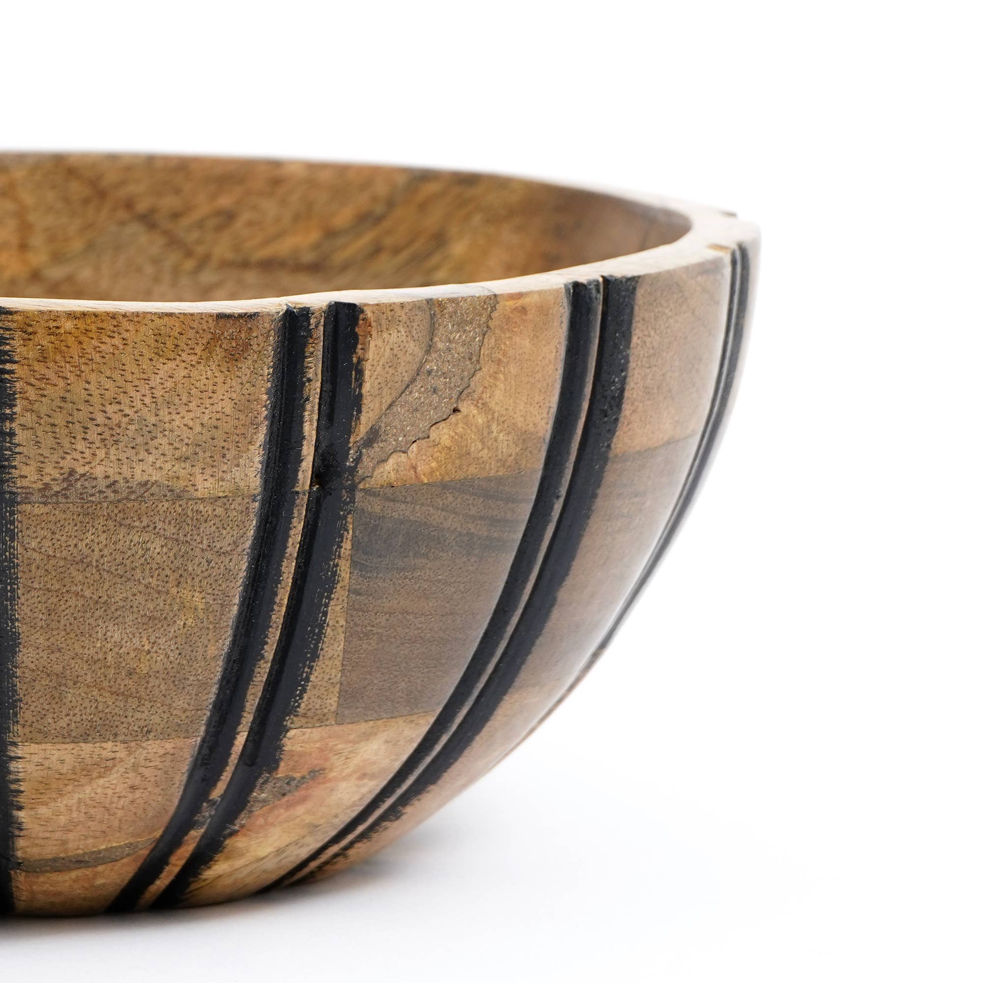 Toby Wooden Serving Bowl - 8"