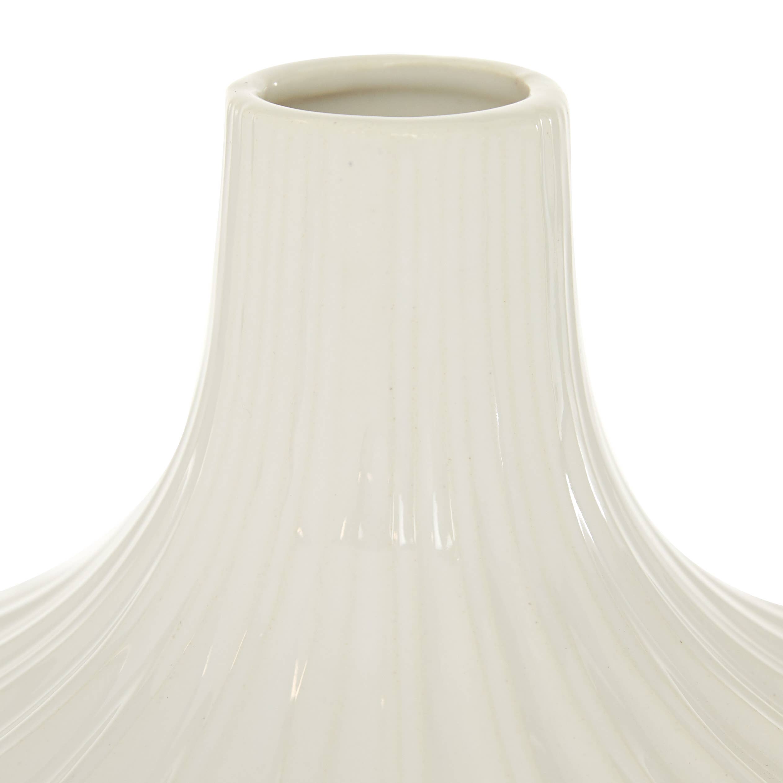 Modern White Ceramic Vase