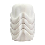White Textured Vase