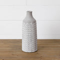 Dried/Decor Vase - Embellished Cement DRIED ONLY