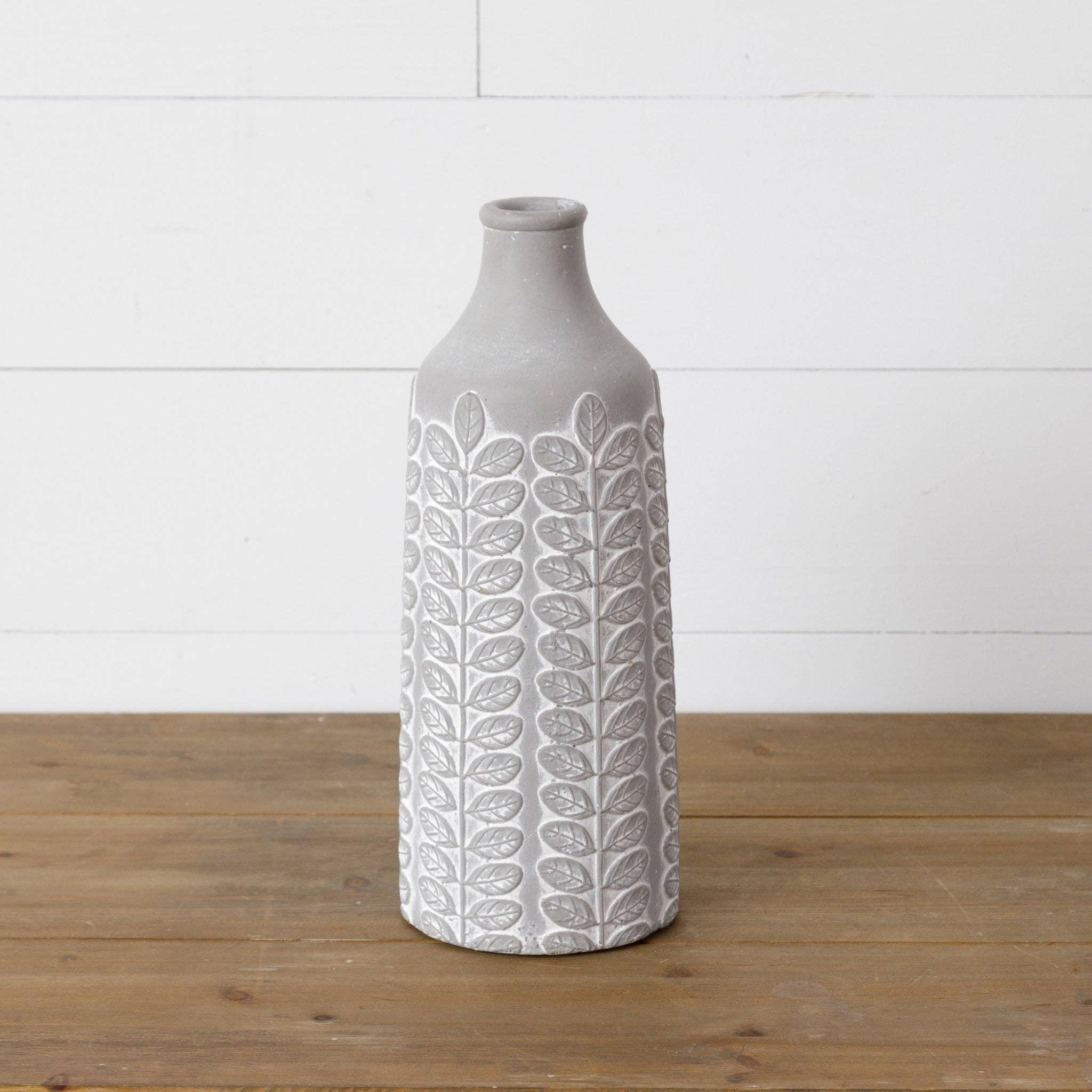 Vase - Embellished Cement, Tall (PC)