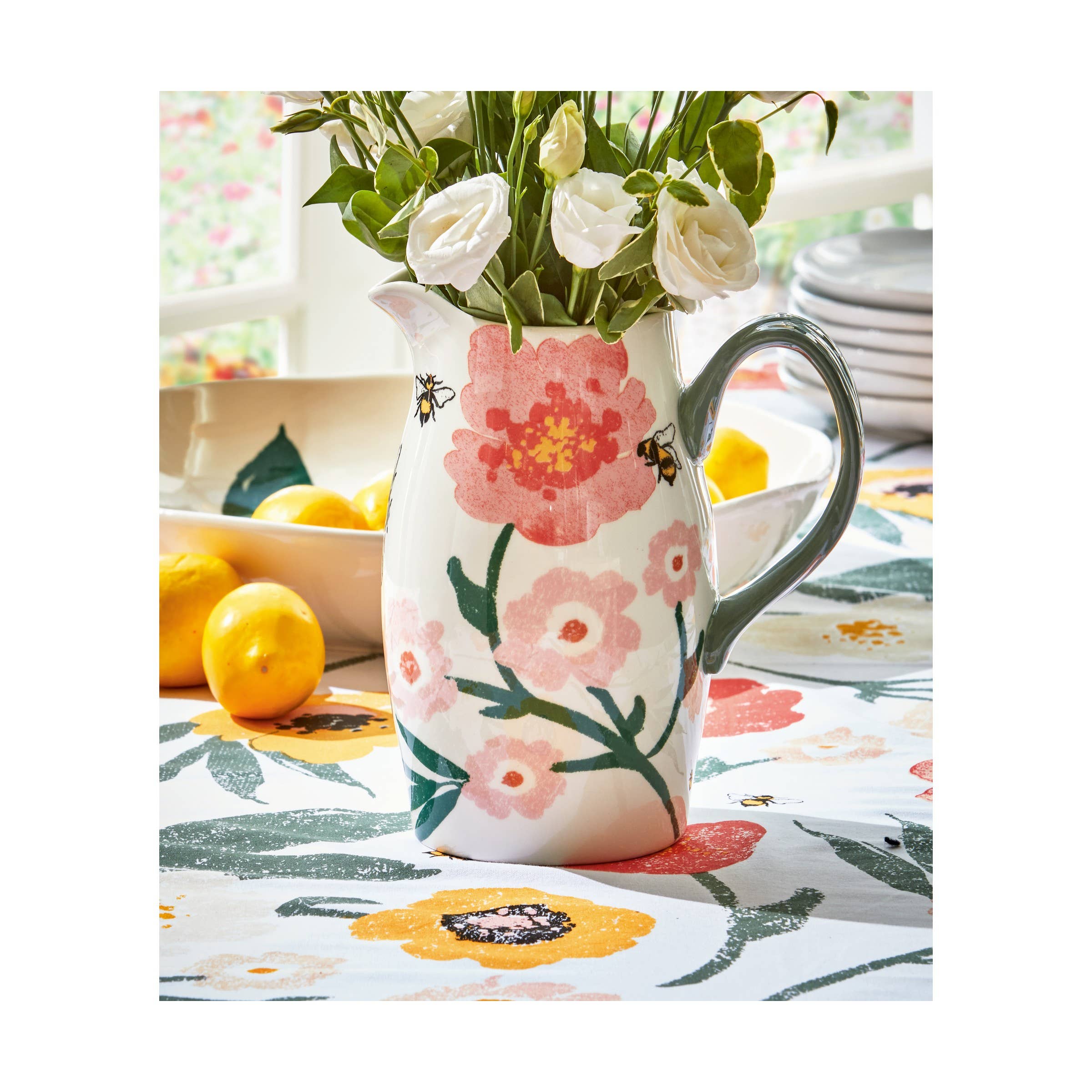 Bee Blossom Pitcher - Multi
