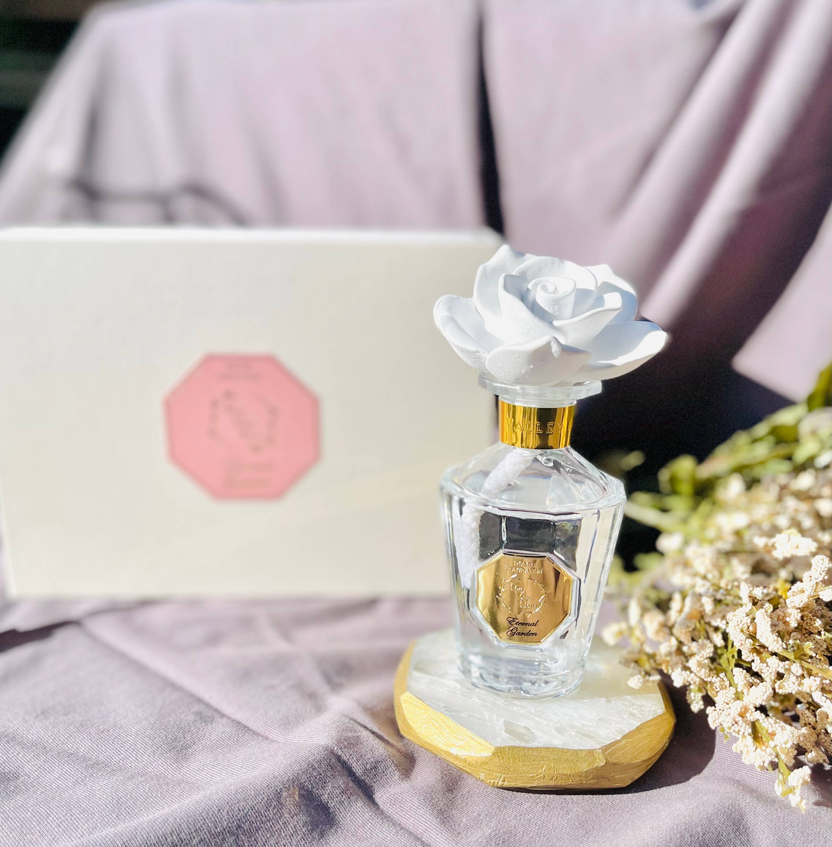 NEW Vintage Rose Ceramic Diffuser -Ethernal Garden