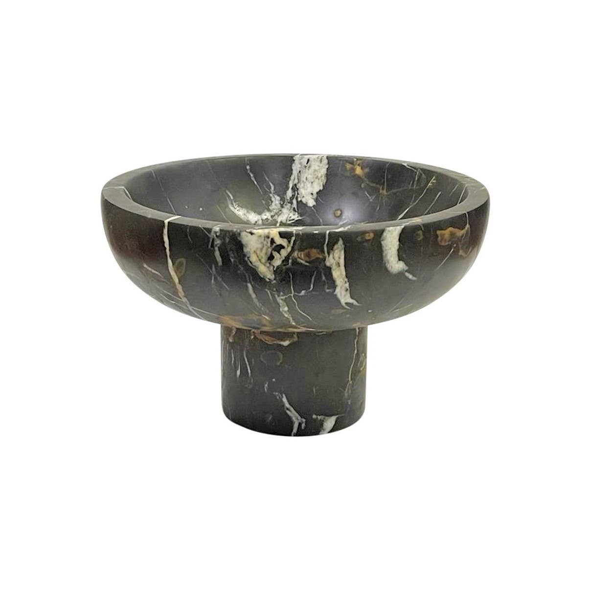 Selene Collection 10"Black and Gold Marble Honed Finish