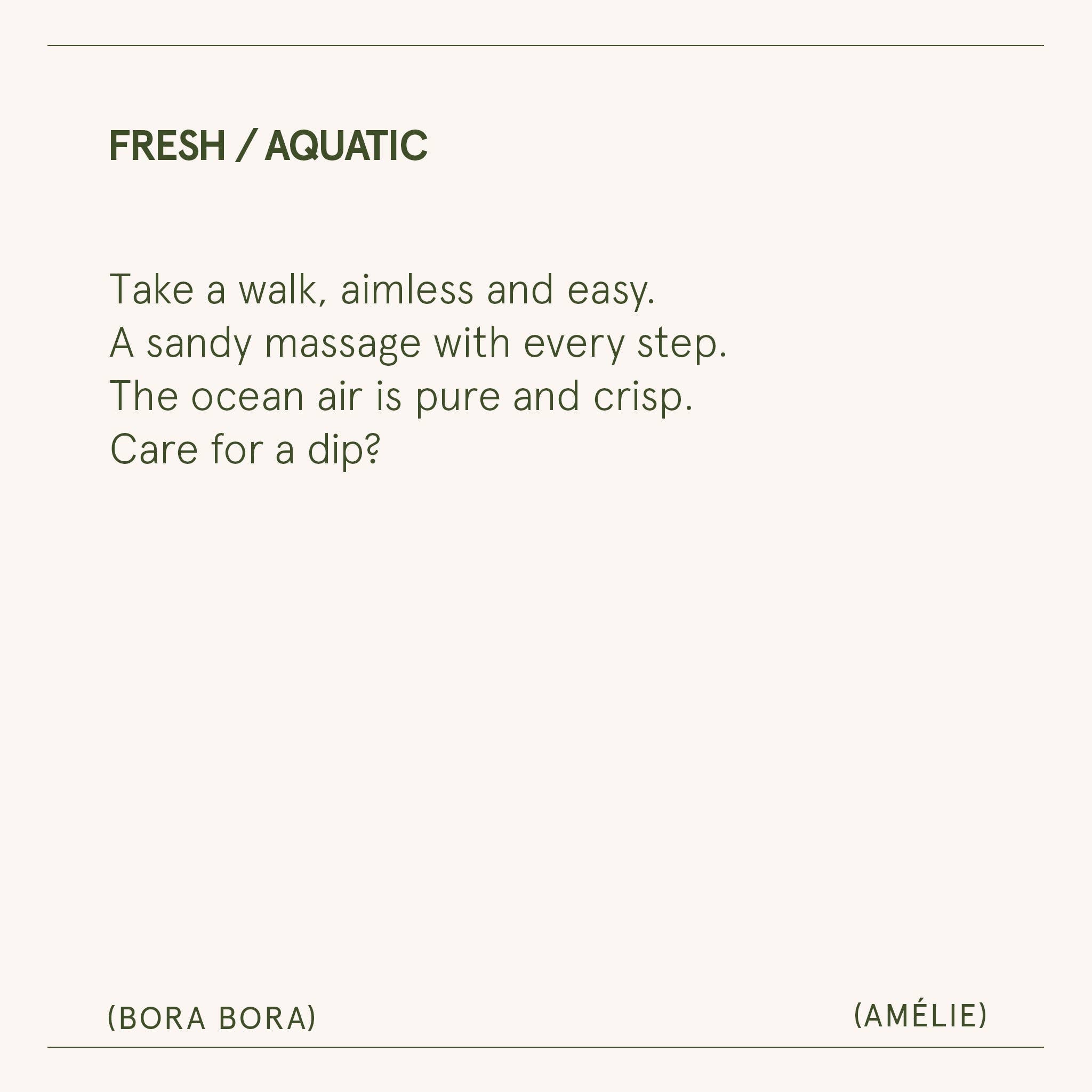 Amélie - Bora Bora 7oz Candle