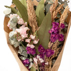 Petite Floral and Eucalyptus 12" Bouquet: Pink Floral