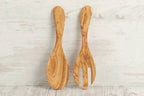 Italian Olivewood Salad Servers