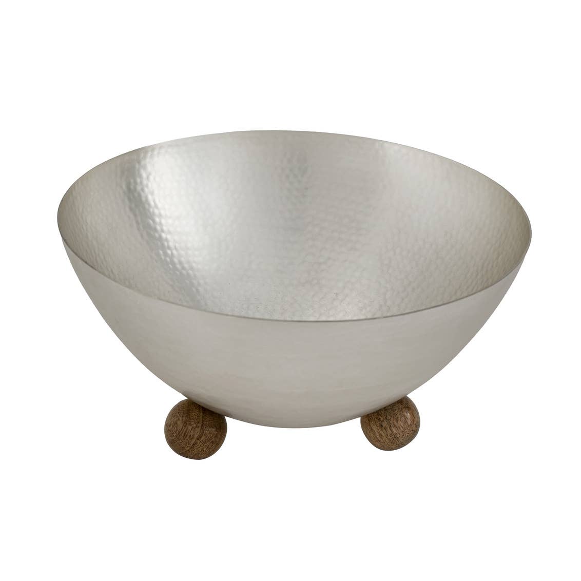 Temari 10" Hammered Silver Bowl