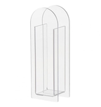 Translucent Acrylic Flower Vase: Blue. Final Sale