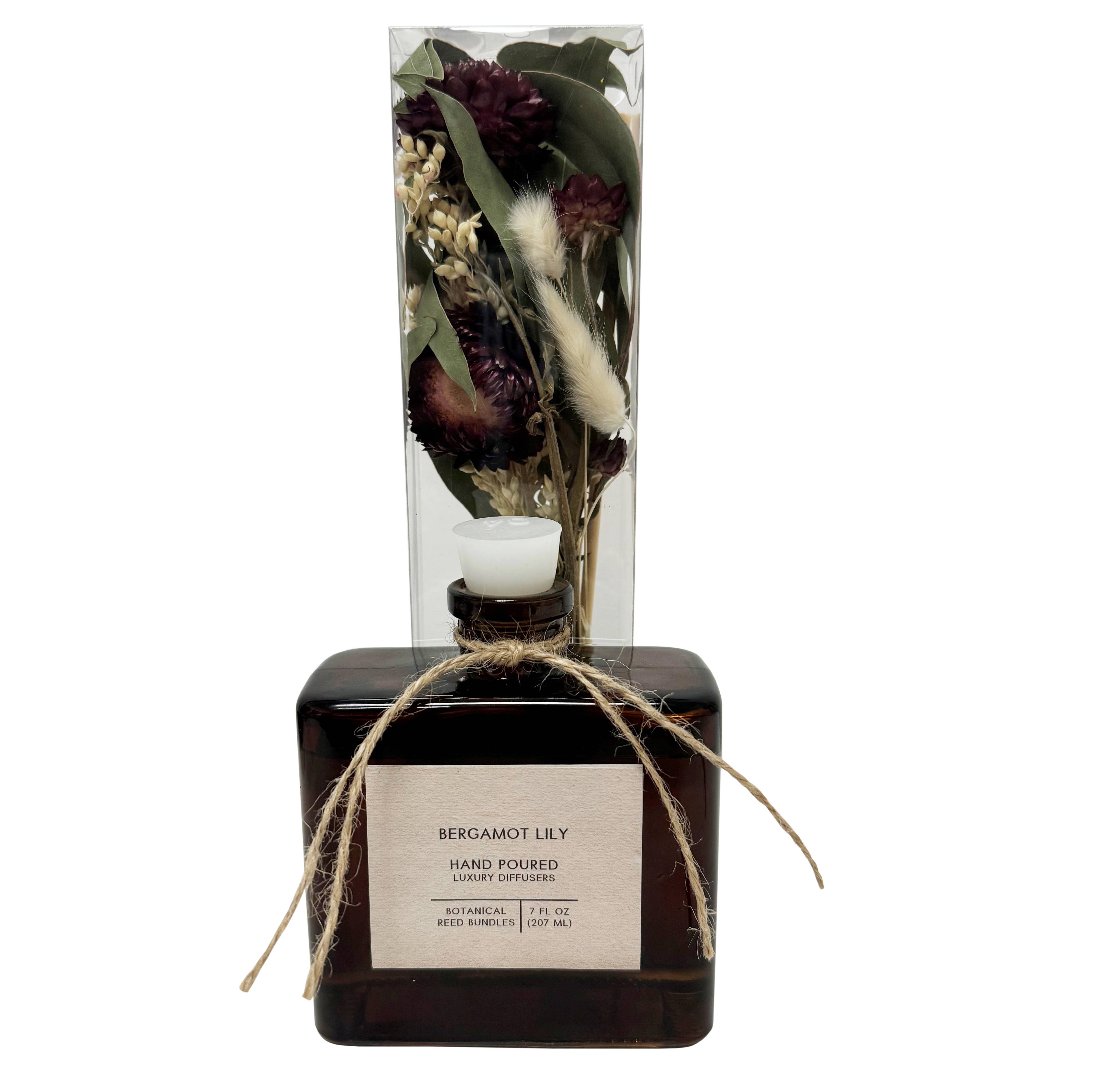 Bergamot Lily Bouquet Reed Bundle Fragrance Diffuser