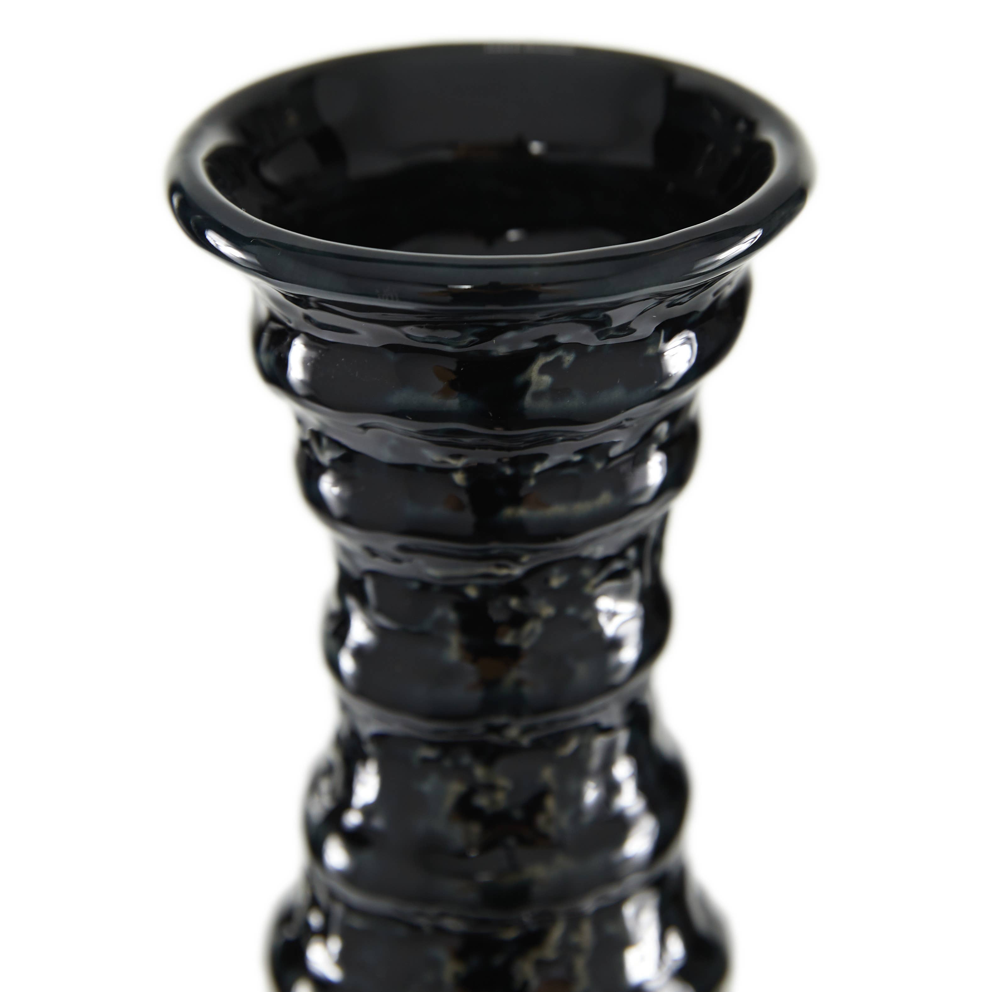 Traditional Black Ceramic Vase