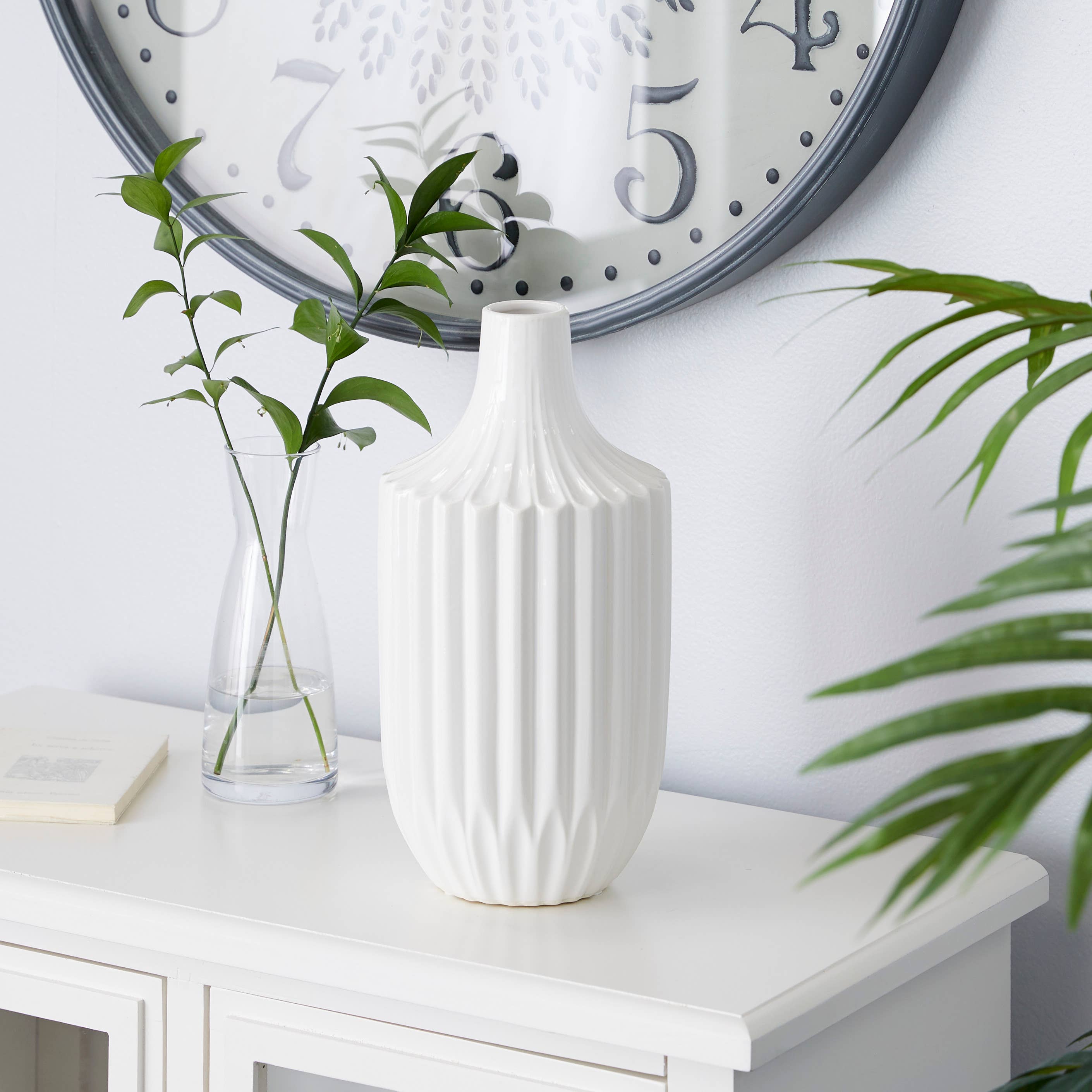 Modern White Ceramic Vase