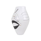 Black and White  Short Vase