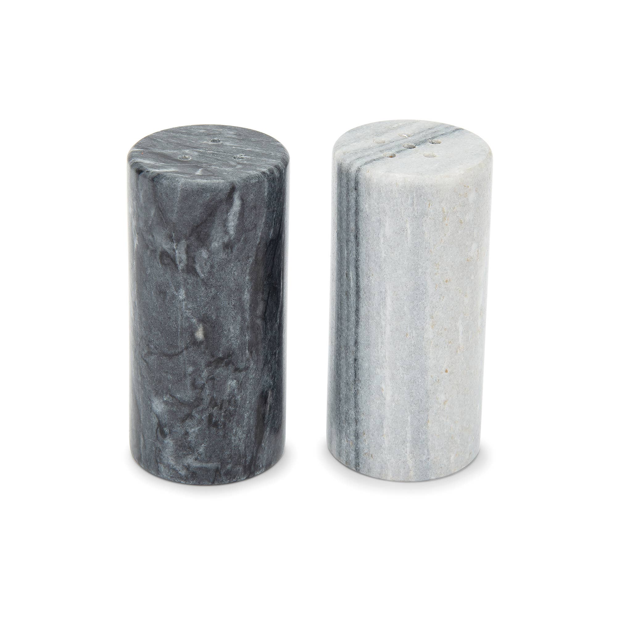 Fox Run Marble Salt and Pepper Shaker,Set of 2, 1.75"x 3.75"