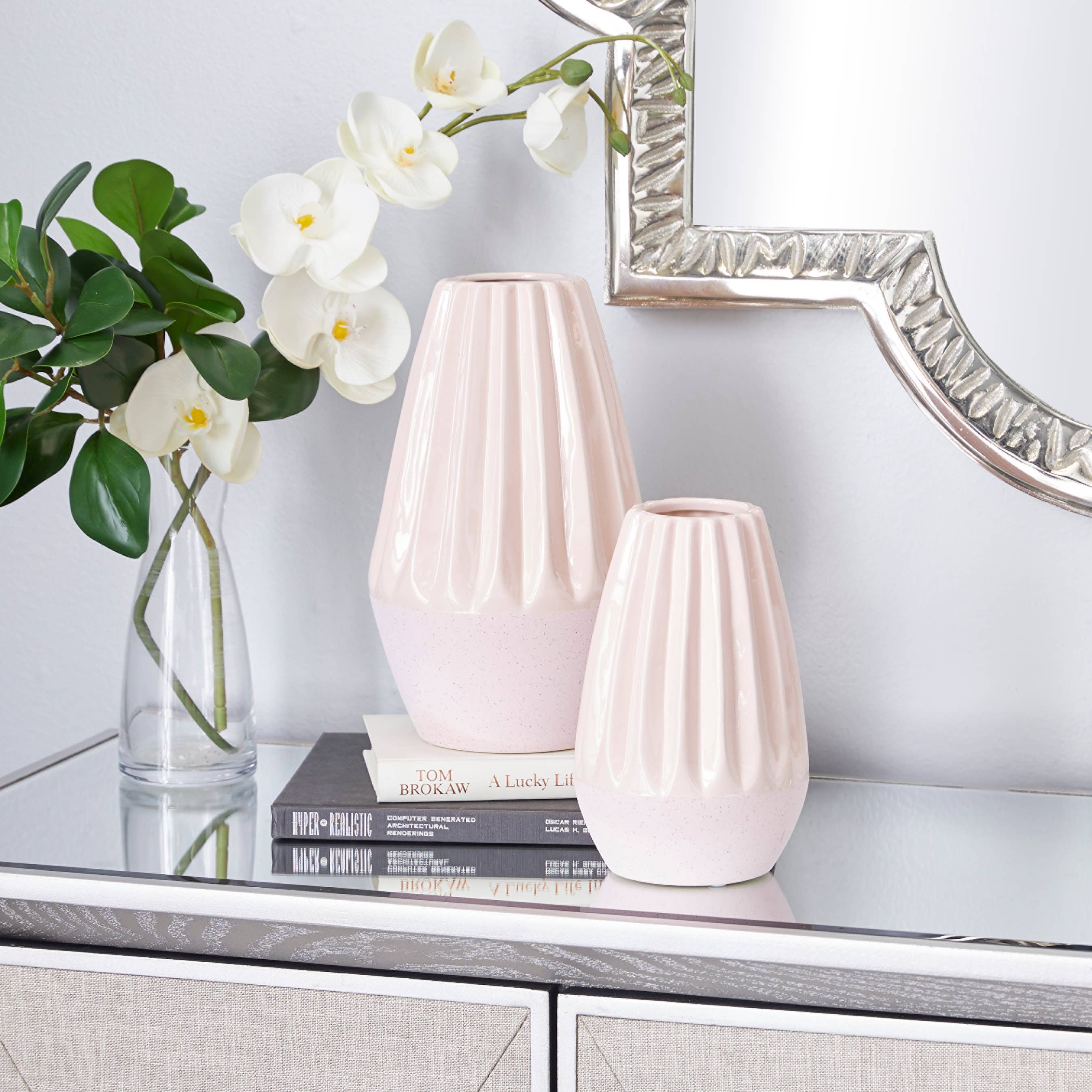 Pink Ceramic Vase